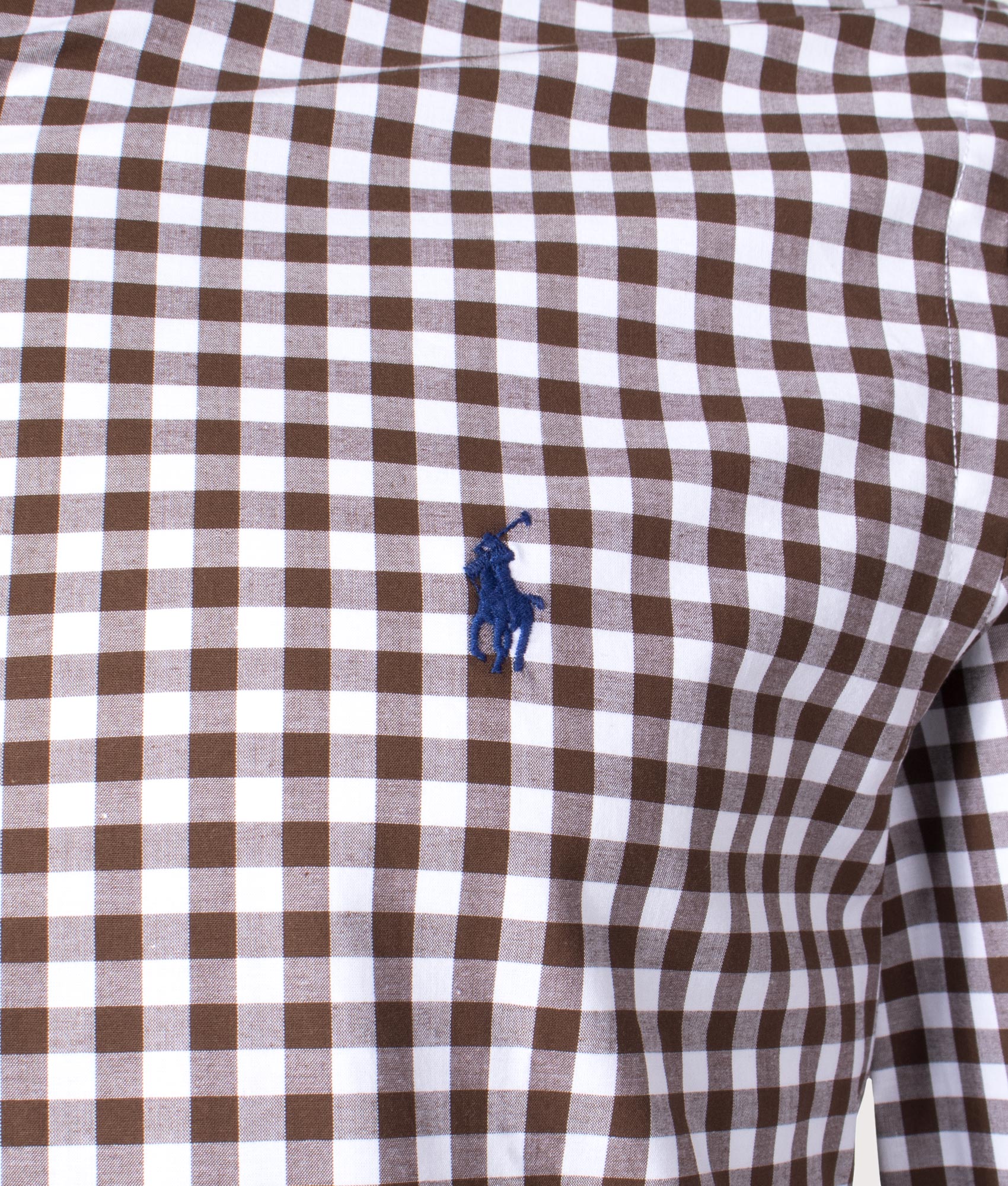 Slim-Fit-Sport-Shirt-Copper-Brown-White-Polo-Ralph-Lauren-EQVVS
