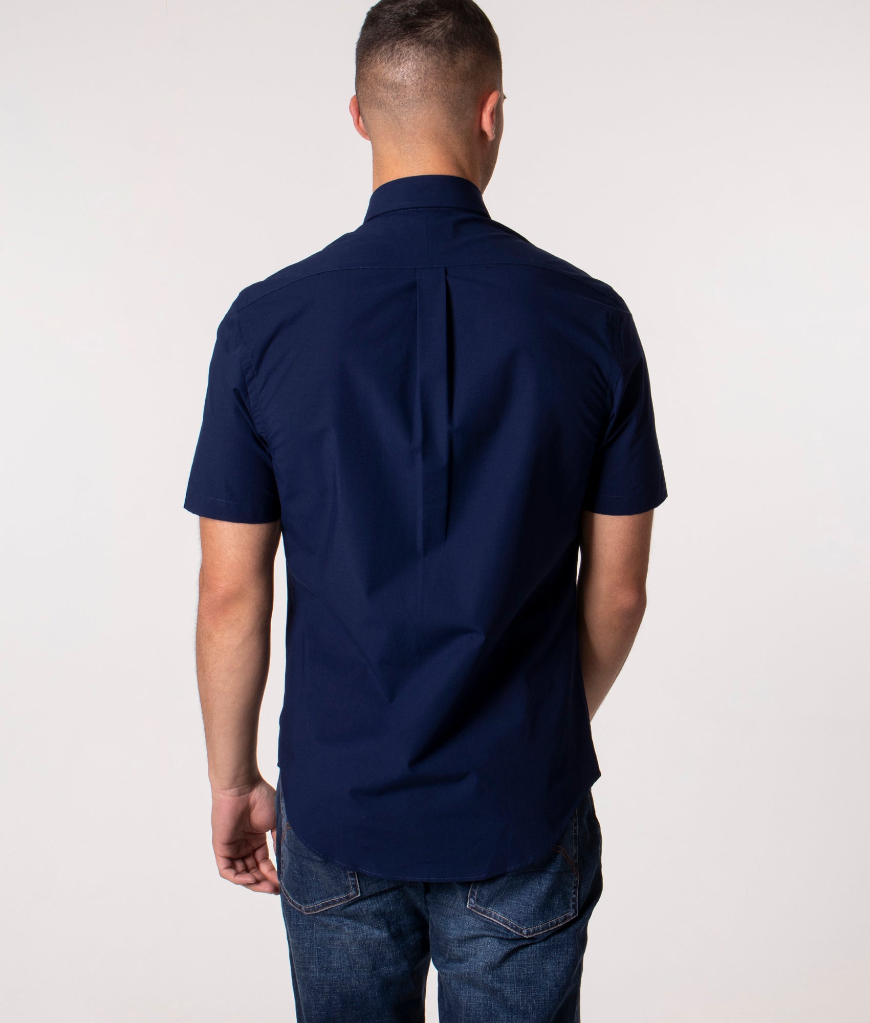 Slim-Fit-Short-Sleeve-Stretch-Poplin-Shirt-Newport-Navy-Polo-Ralph-Lauren-EQVVS