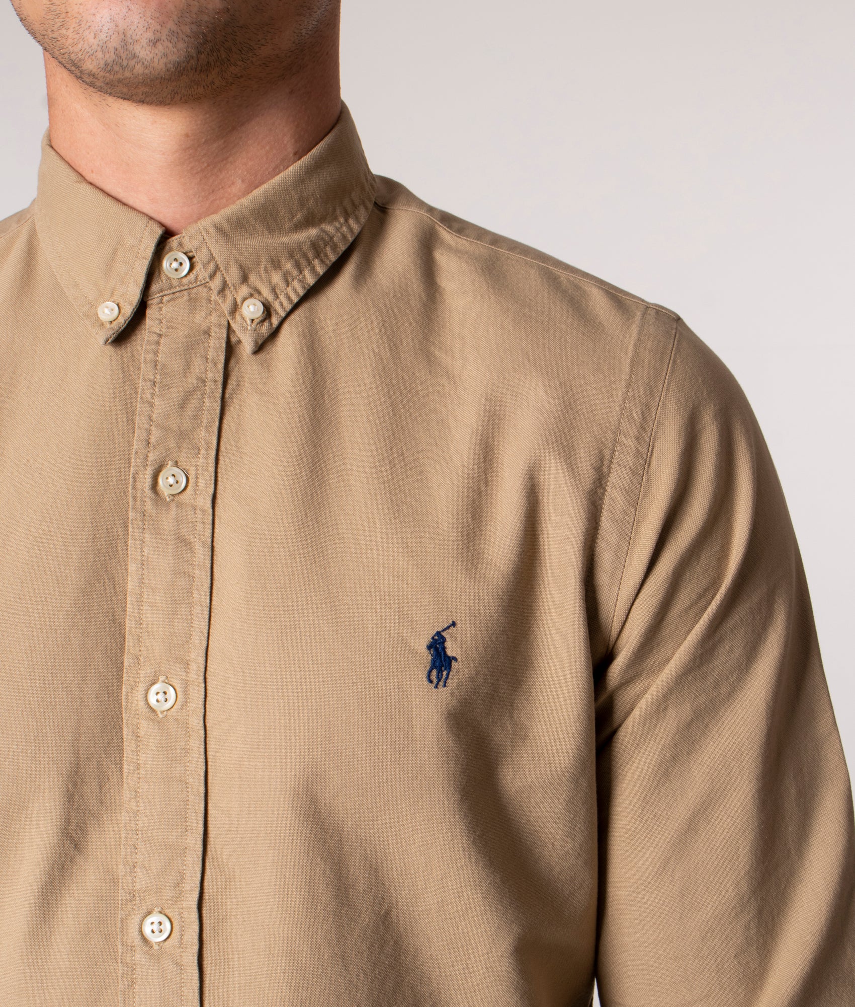 Slim-Fit-Oxford-Shirt-Surrey-Tan-Polo-Ralph-Lauren-EQVVS