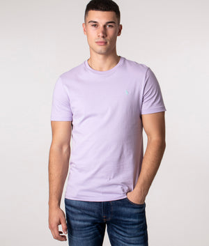 Custom Slim Fit T-Shirt | 276 Spring Iris | Polo Ralph Lauren | EQVVS