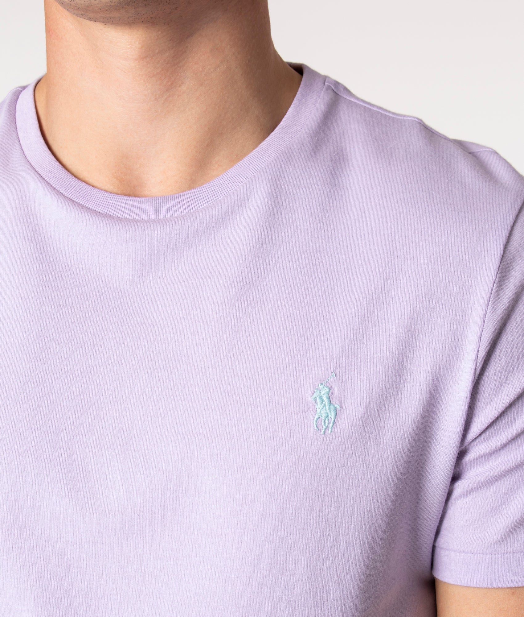 Custom Slim Fit T-Shirt | 276 Spring Iris | Polo Ralph Lauren | EQVVS
