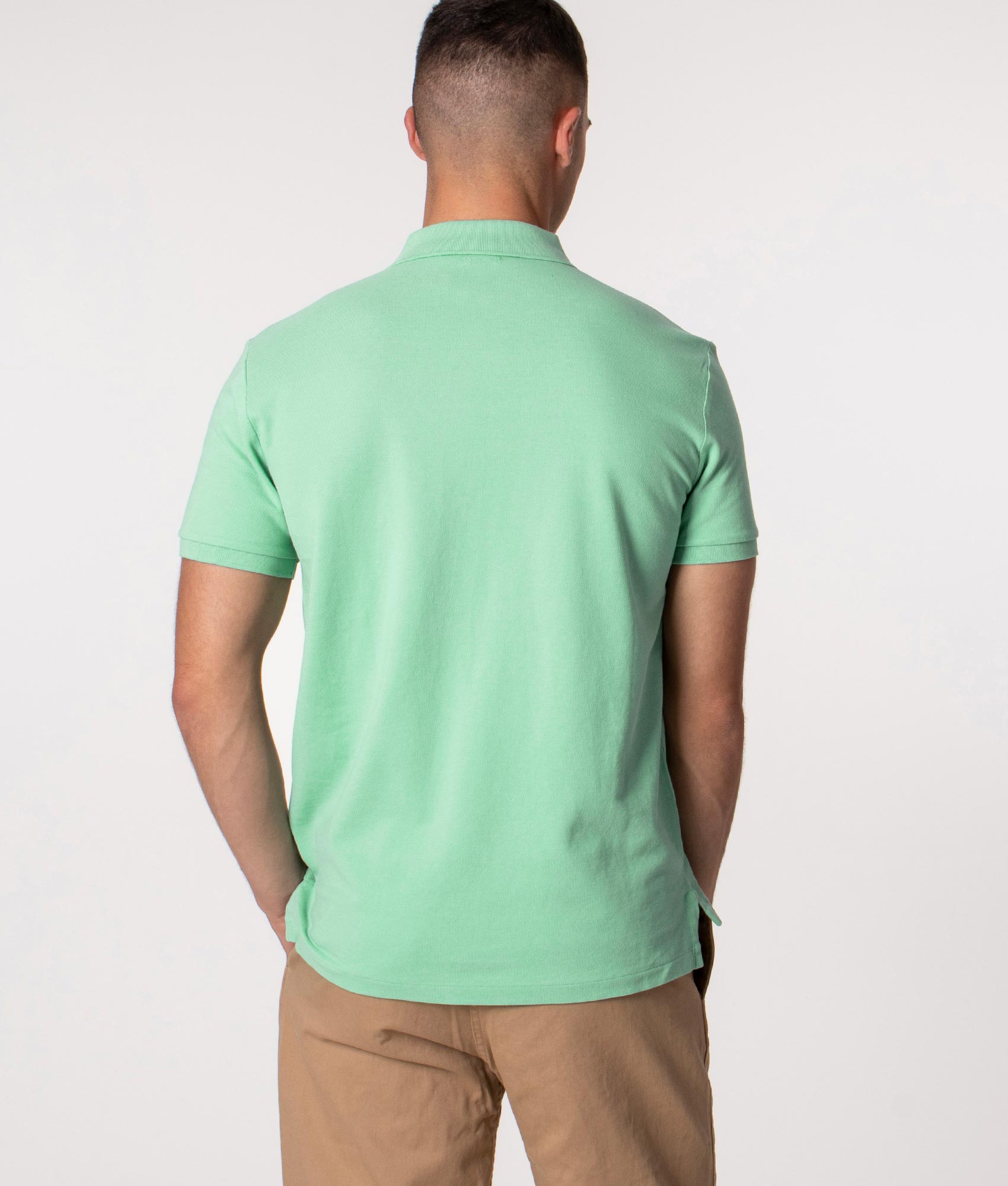 Custom Slim Fit Mesh Polo Shirt | 281 Celadon | Polo Ralph Lauren | EQVVS