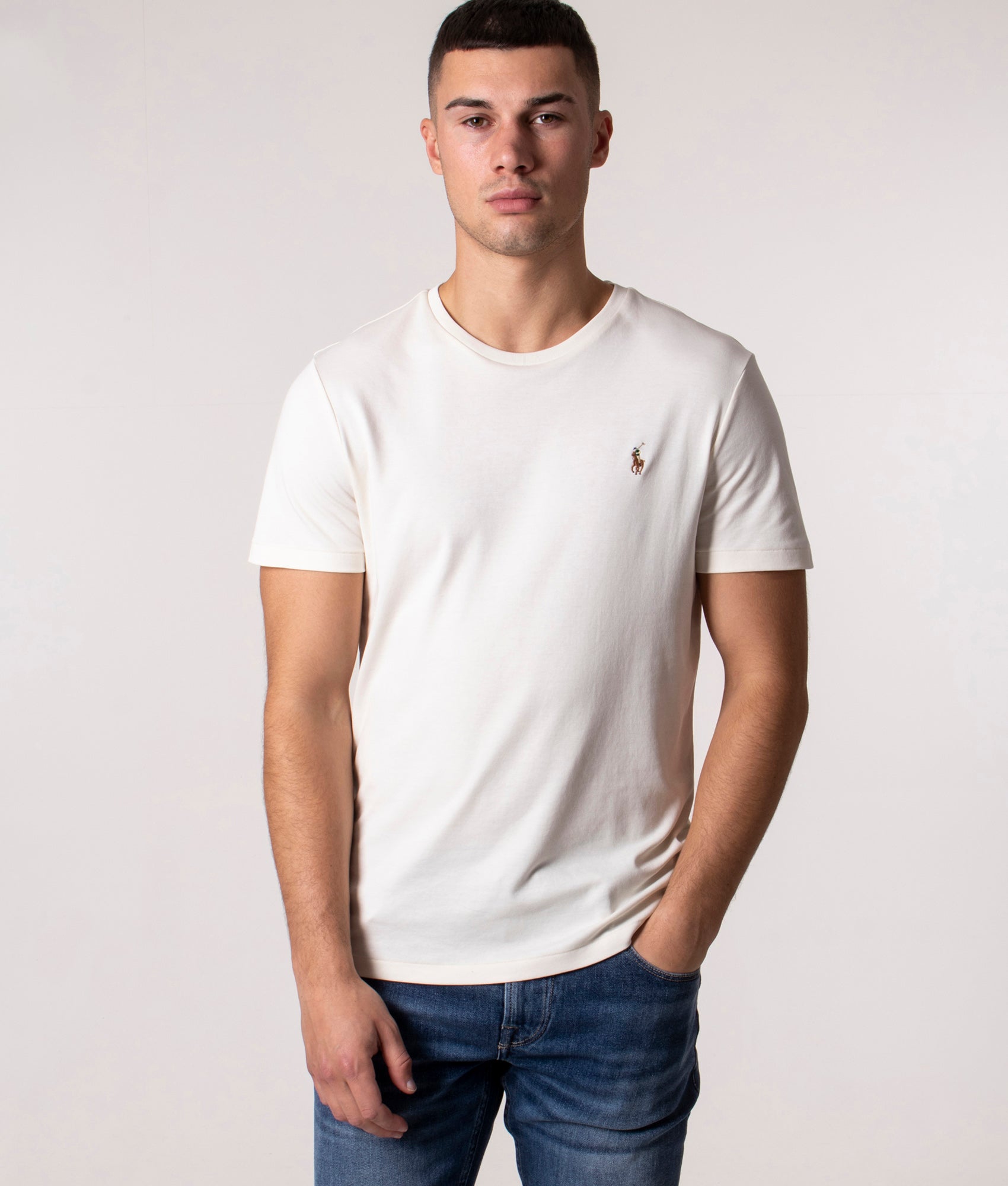 Custom-Slim-Fit-Pima-T-Shirt-Clubhouse-Cream-Polo-Ralph-Lauren-EQVVS