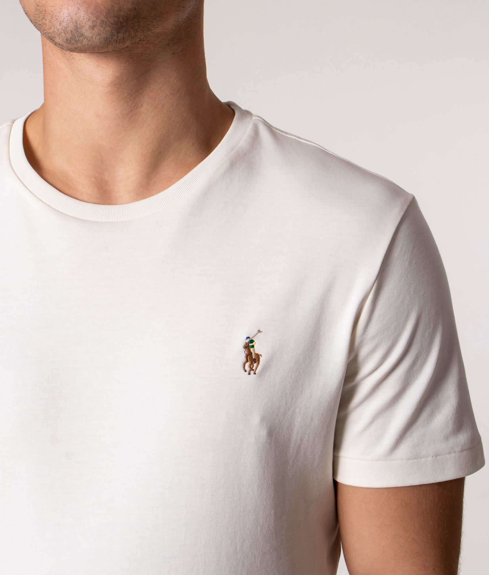 Custom-Slim-Fit-Pima-T-Shirt-Clubhouse-Cream-Polo-Ralph-Lauren-EQVVS