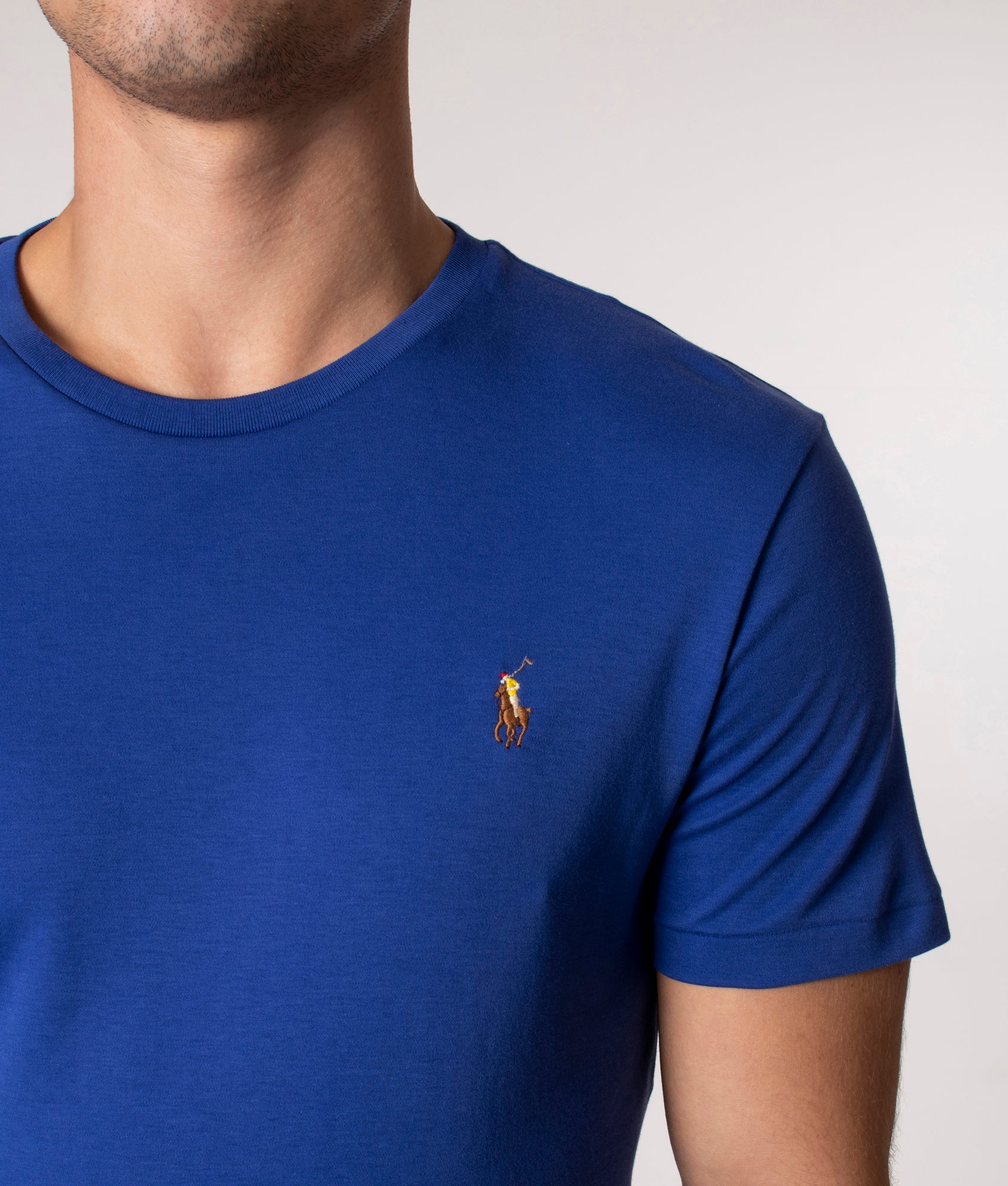 Custom-Slim-Fit-Pima-T-Shirt-Royal-Navy-Polo-Ralph-Lauren-EQVVS
