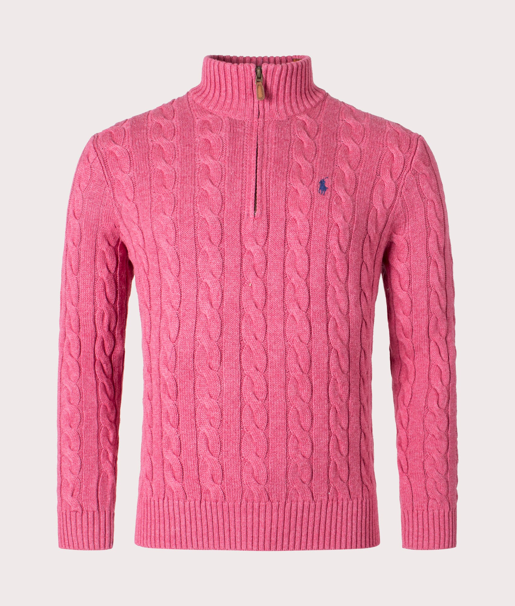 Cable-Knit-Quarter-Zip-Jumper-Rosebud-Heather-Polo-Ralph-Lauren-EQVVS