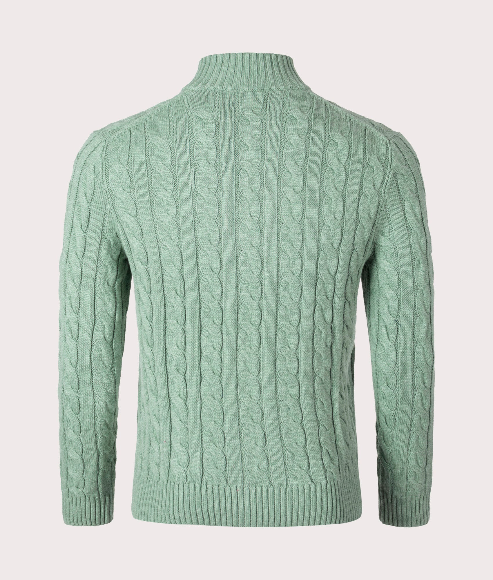 Cable-Knit-Quarter-Zip-Jumper-New-Seafoam-Heather-Polo-Ralph-Lauren-EQVVS