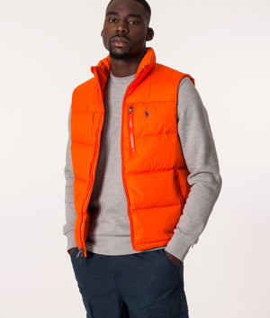 ralph lauren orange gilet