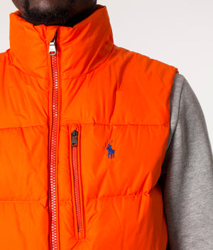 ralph lauren orange gilet