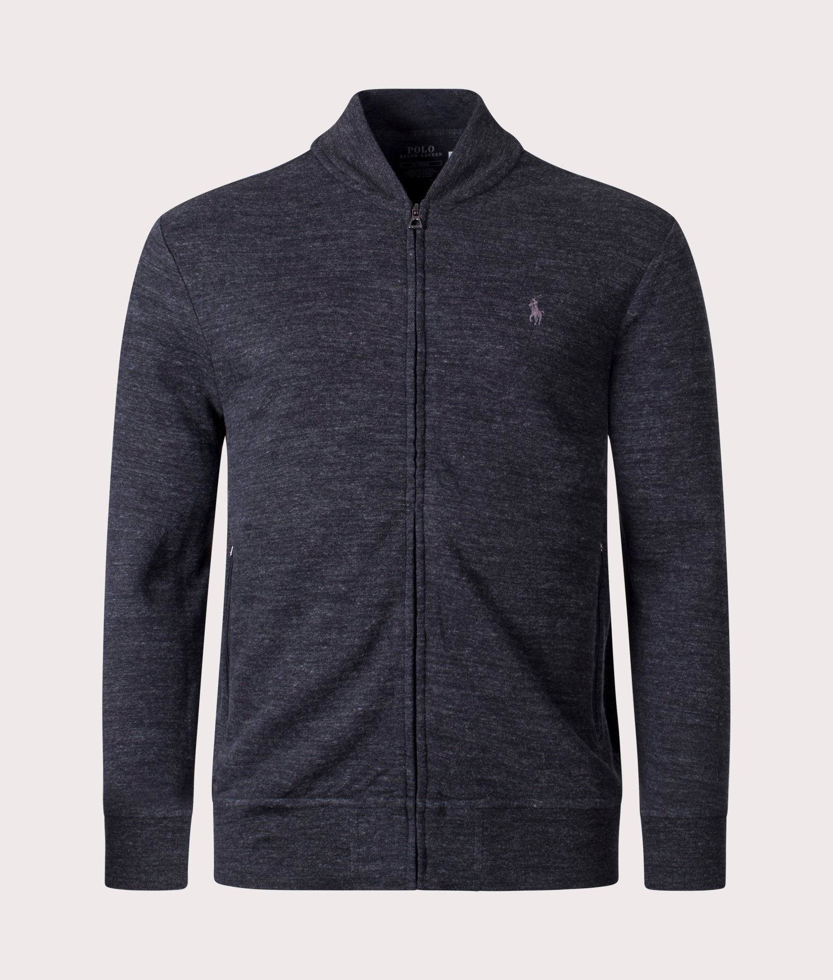 Luxury-Jersey-Zip-Through-Baseball-Sweatshirt-Black-Marl-Heather-Polo-Ralph-Lauren-EQVVS