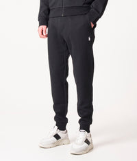 Regular Fit Double Knit Joggers: 001 Polo Black 