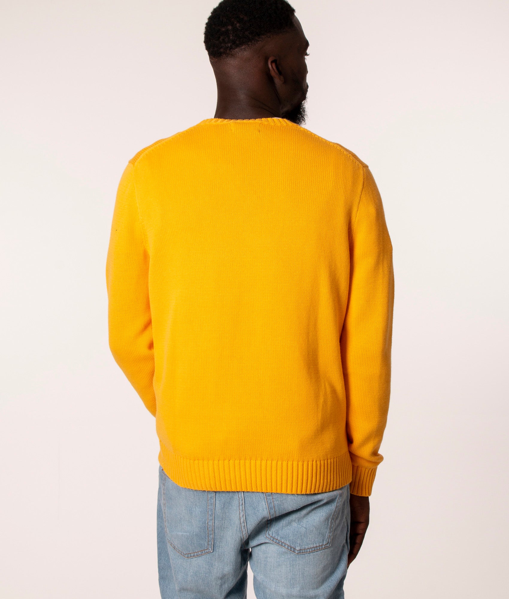 Cotton-Ribbed-Crew-Neck-Jumper-Gold-Bugle-Polo-Ralph-Lauren-EQVVS