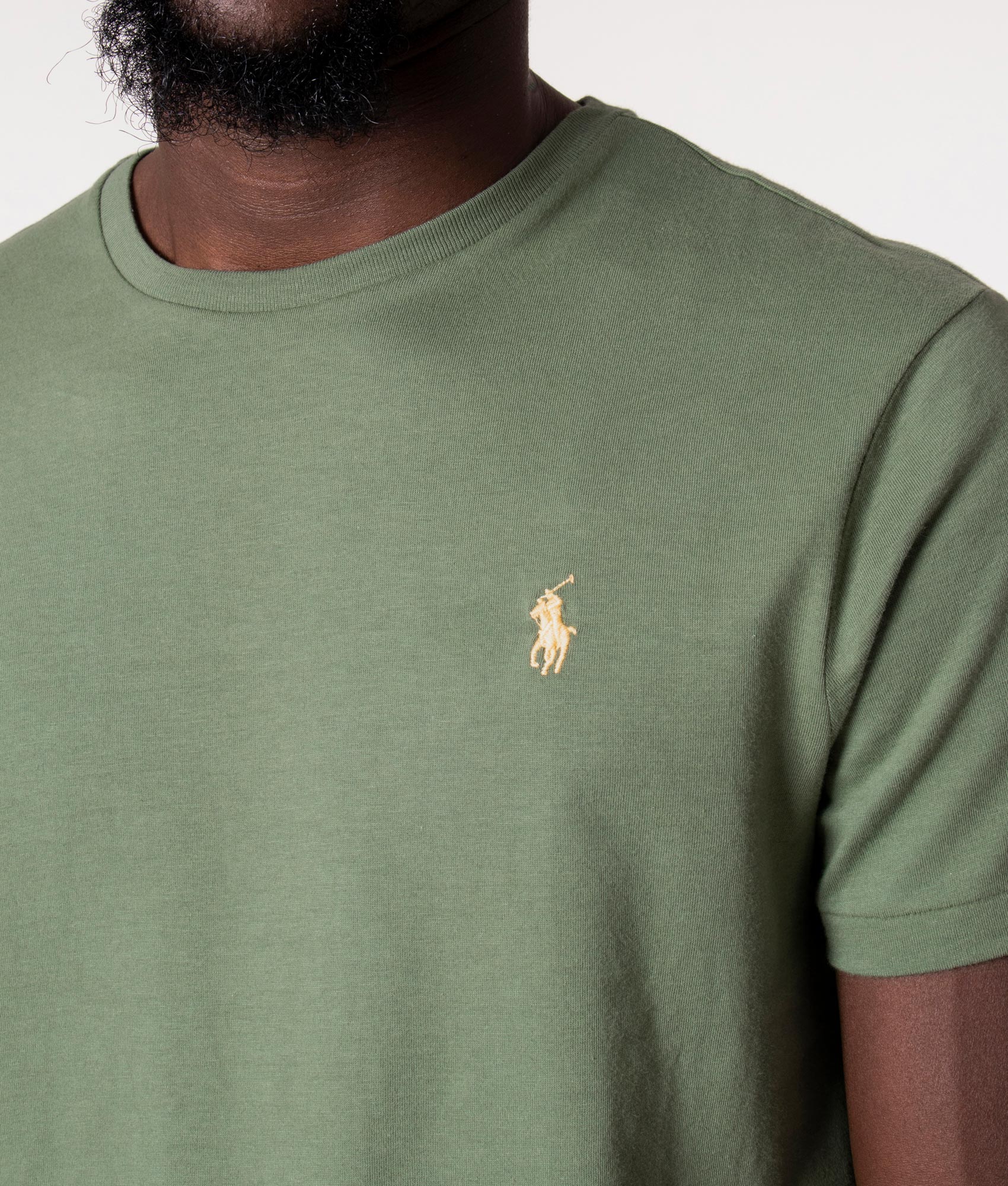 Custom Slim Fit T-Shirt | 277 Cargo Green | Polo Ralph Lauren | EQVVS