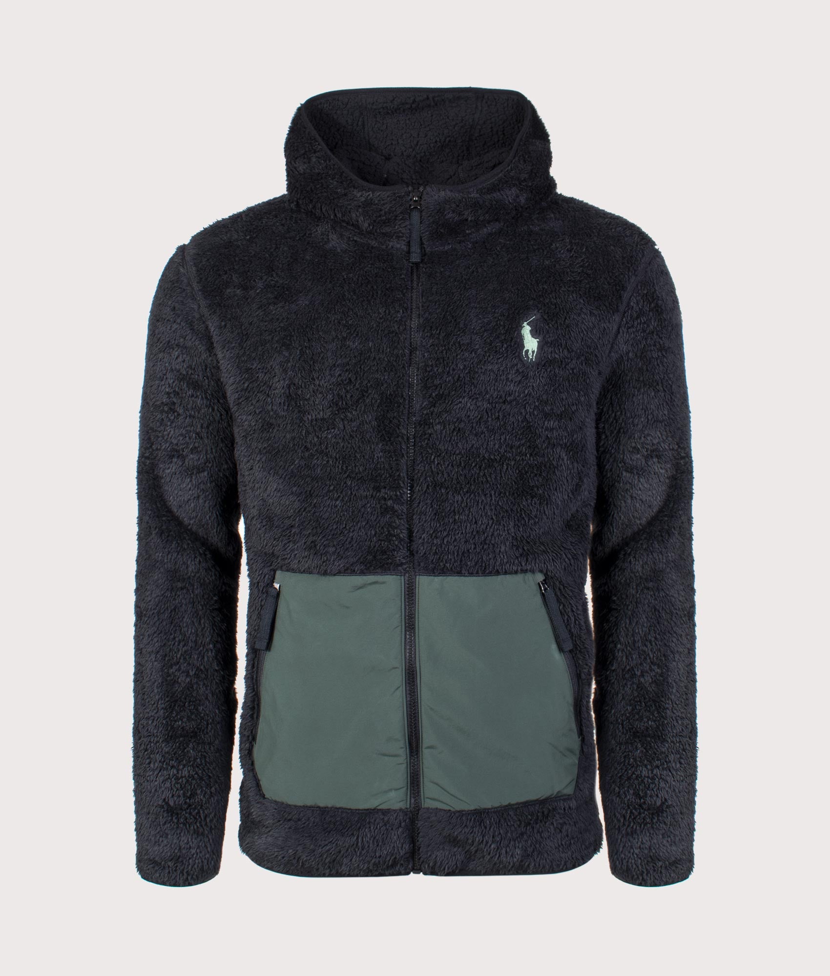 Zip-Through-Fleece-Hoodie-Polo-Black/Angler-Green-Polo-Ralph-Lauren-EQVVS