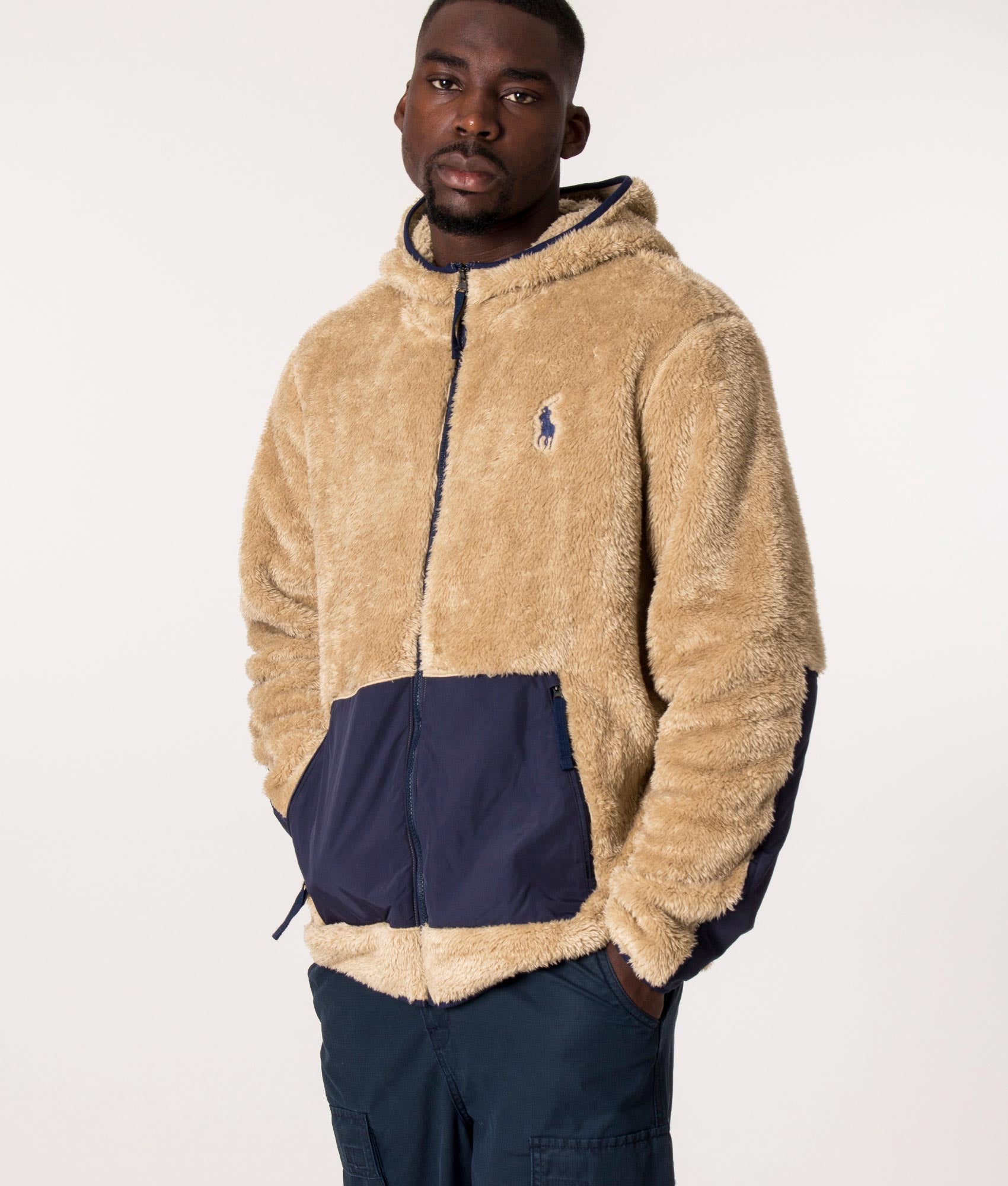 Zip-Through-Fleece-Hoodie-Vintage-Khaki/Newport-Navy-Polo-Ralph-Lauren-EQVVS
