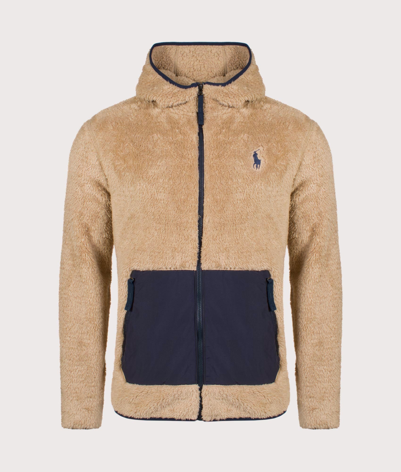 Zip-Through-Fleece-Hoodie-Vintage-Khaki/Newport-Navy-Polo-Ralph-Lauren-EQVVS