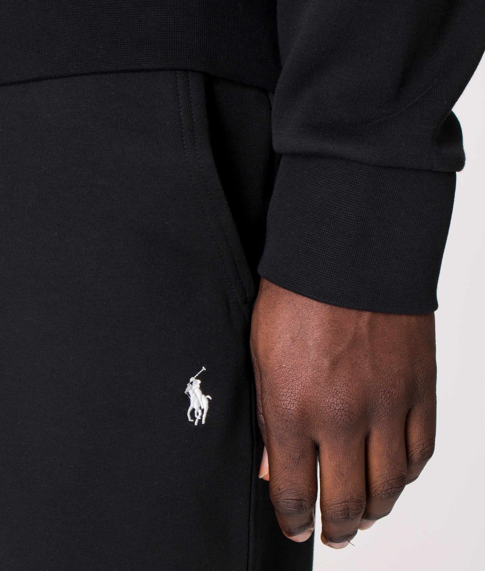 Regular Fit Double Knit Athletic Sweat Shorts