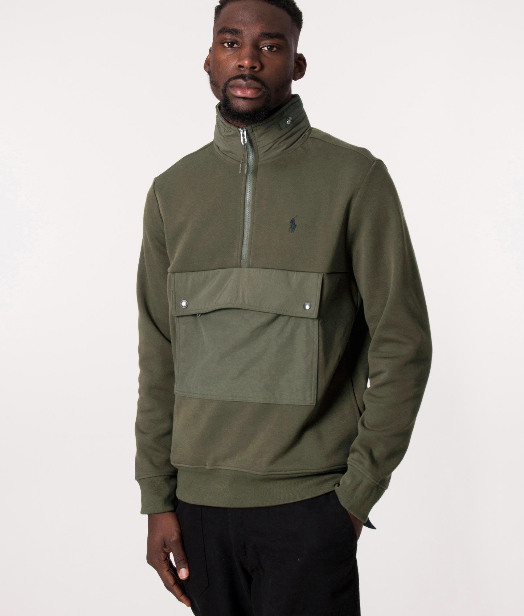 Quarter-Zip-Sweatshirt-Company-Olive-Polo-Ralph-Lauren-EQVVS