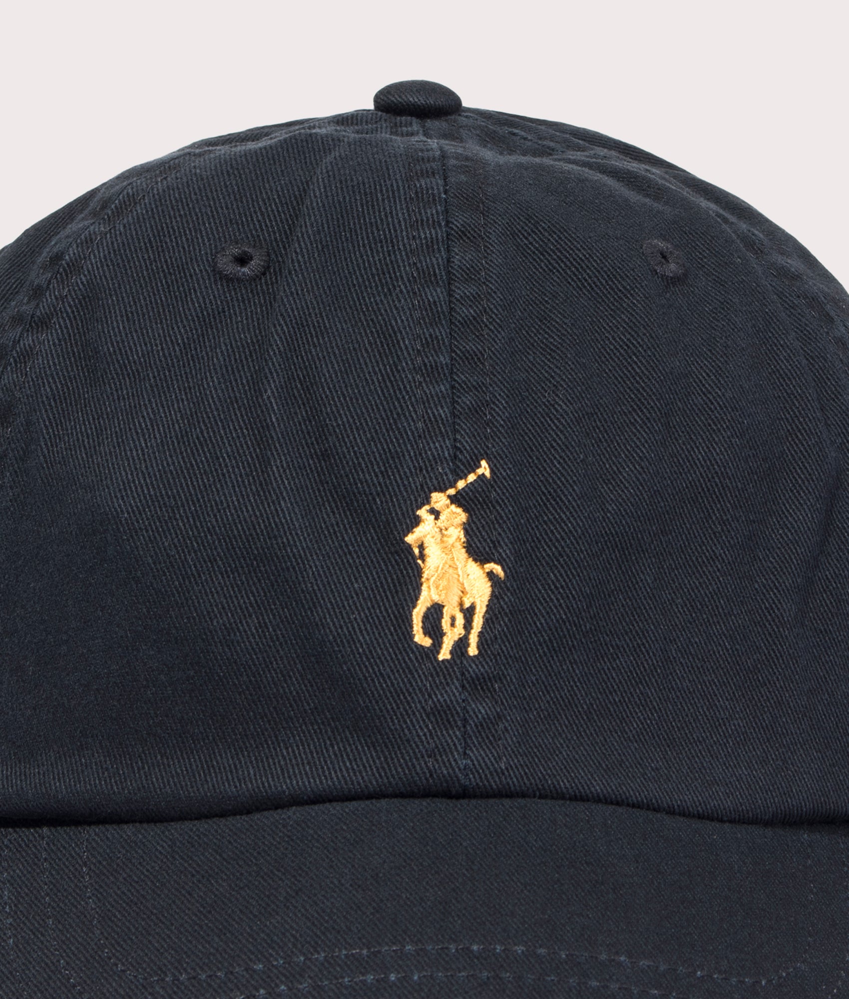 Twill-Sports-Cap-Polo-Black-W/Gold-Polo-Ralph-Lauren-EQVVS