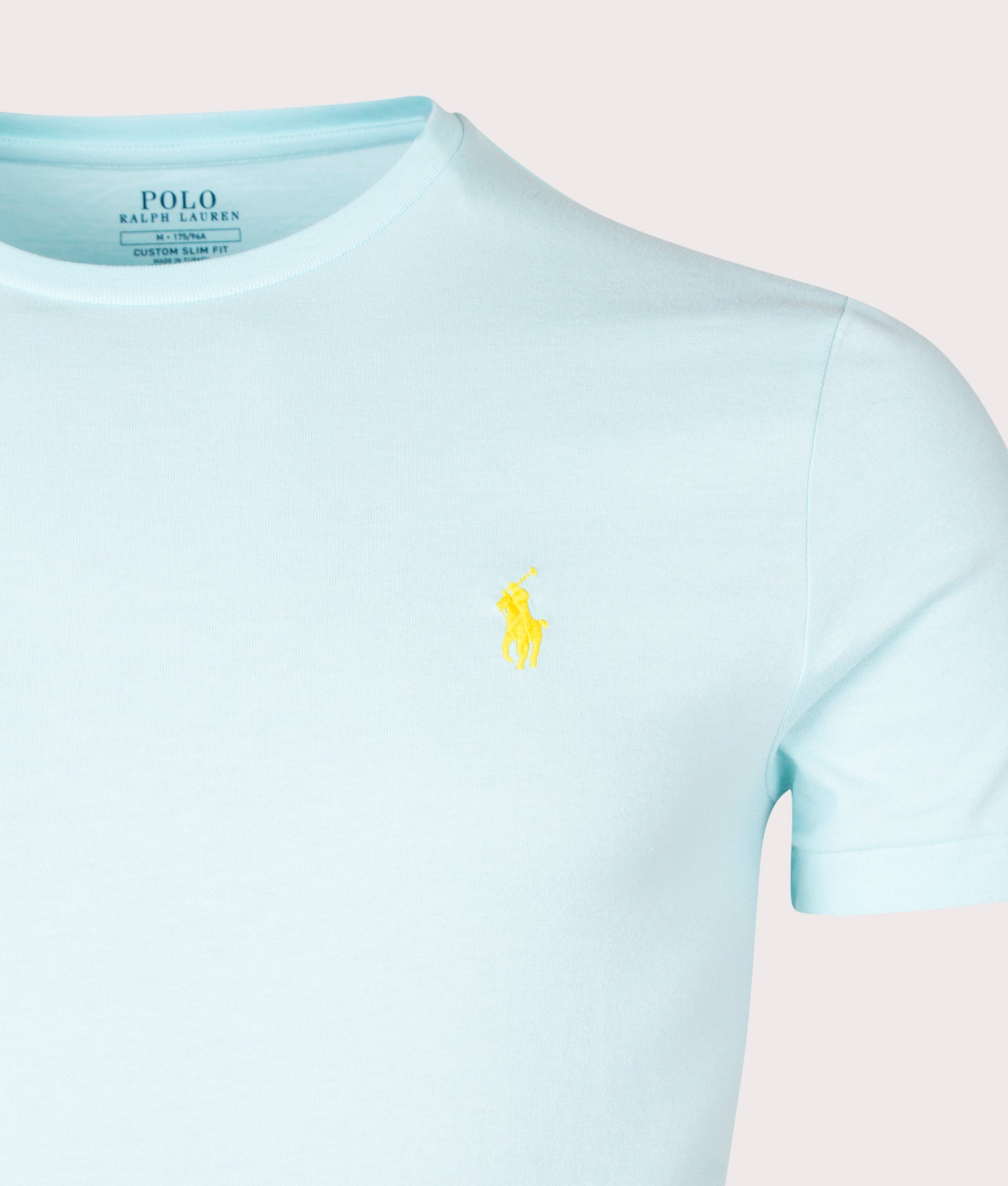 Custom-Slim-Fit-T-Shirt-Island-Aqua-Polo-Ralph-Lauren-EQVVS