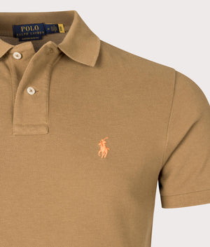 Custom Slim Fit Mesh Polo Shirt
