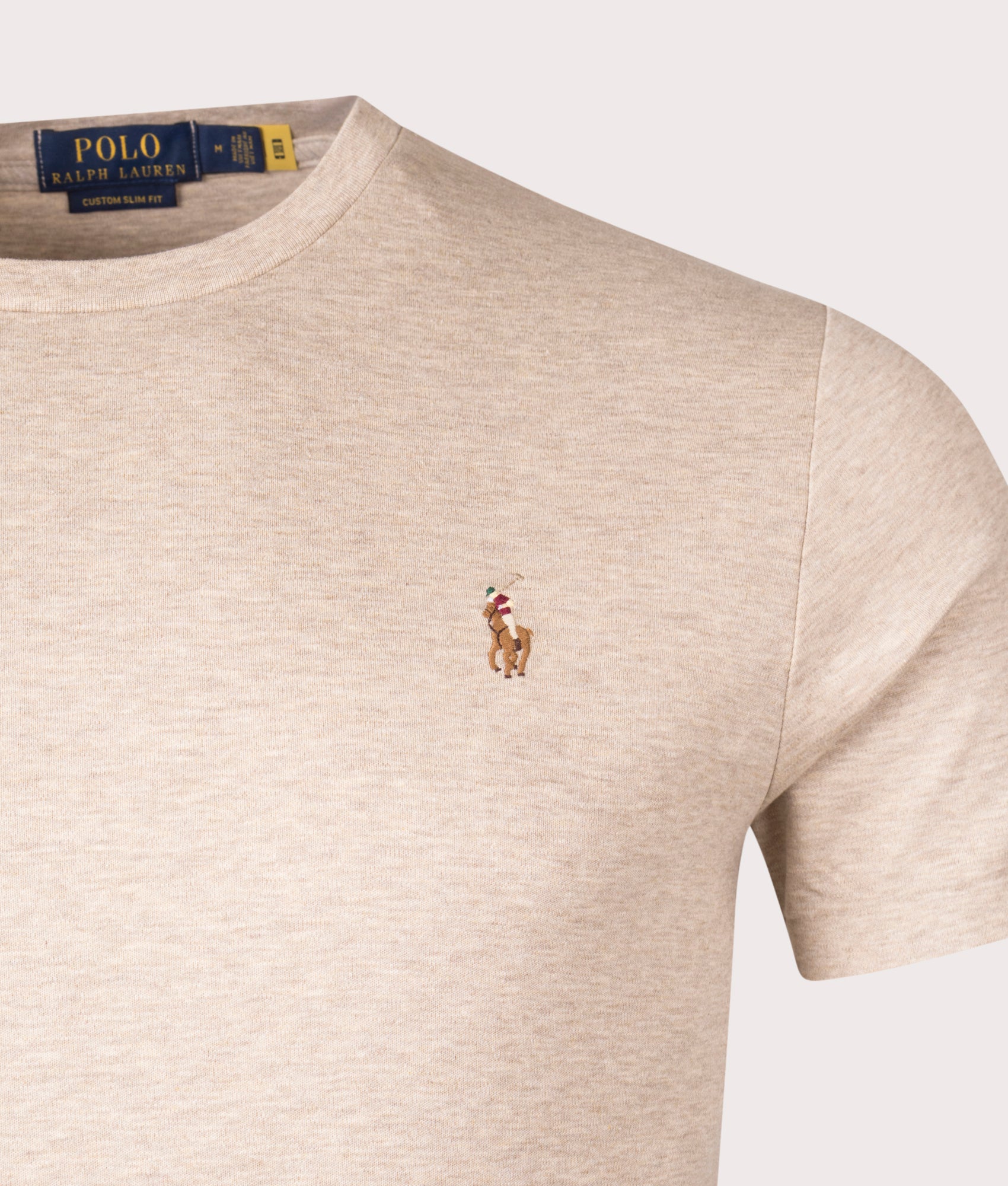 Custom-Slim-Fit-Pima-T-Shirt-Sand-Heather-Polo-Ralph-Lauren-EQVVS