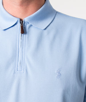 Stretch Mesh Polo Shirt Austin Blue, Polo Ralph Lauren