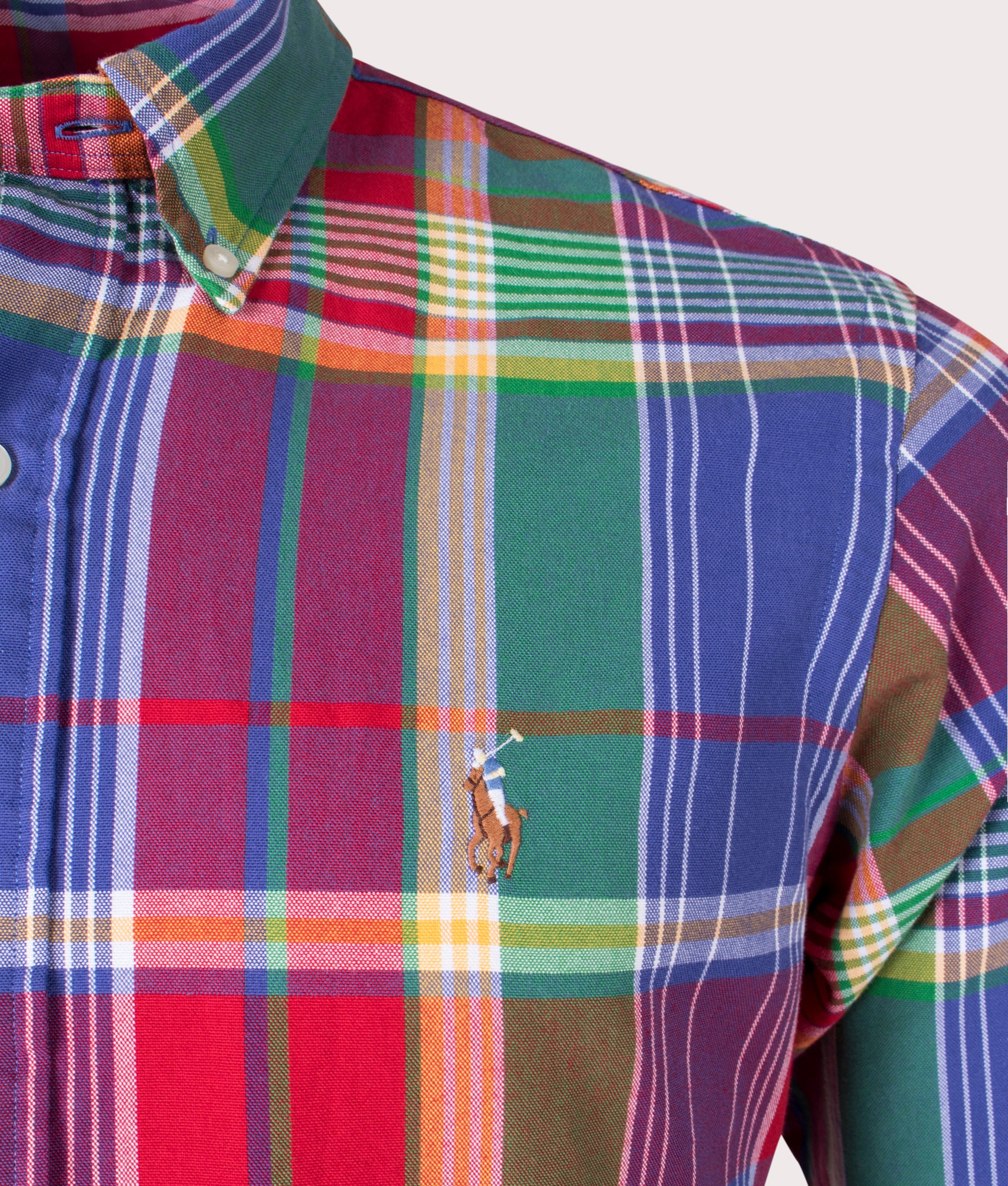 Custom-Fit-Checkered-Oxford-Shirt-Red-Blue-Multi-Polo-Ralph-Lauren-EQVVS