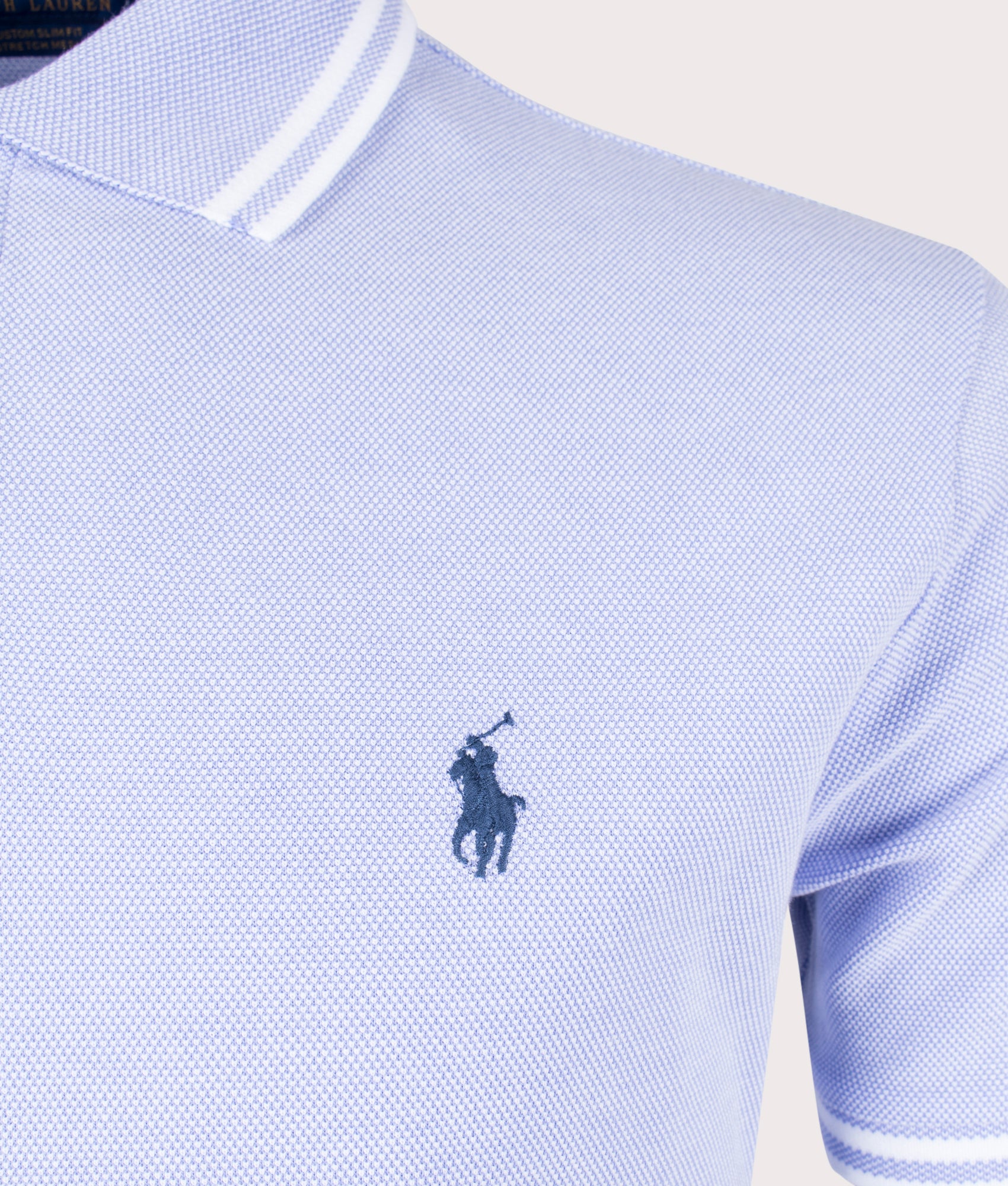 Custom-Slim-Fit-Mesh-Polo-Shirt-Lafayette-Blue/White-Polo-Ralph-Lauren-EQVVS