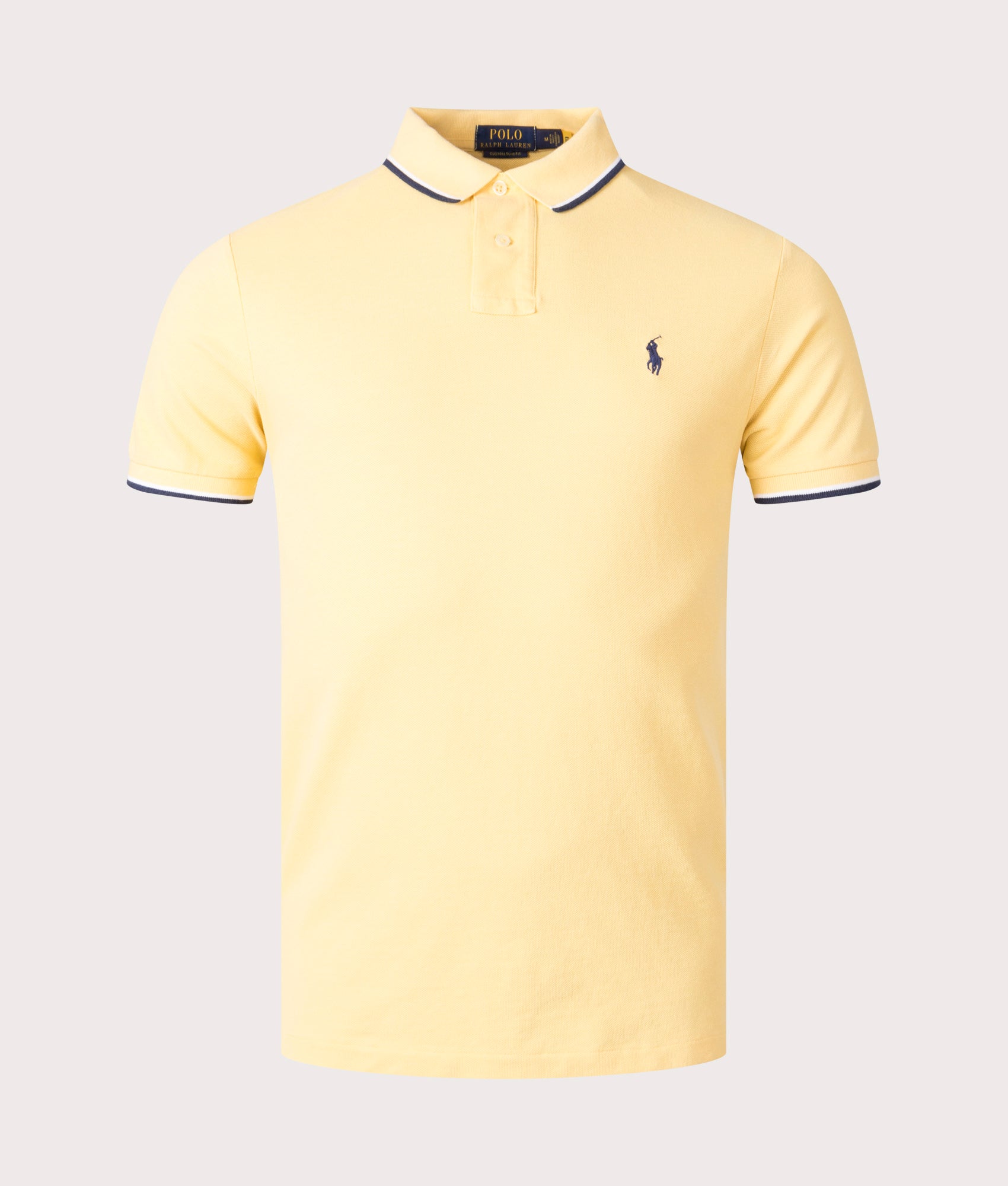 Custom-Slim-Fit-Mesh-Polo-Shirt-Empire-Yellow-Polo-Ralph-Lauren-EQVVS