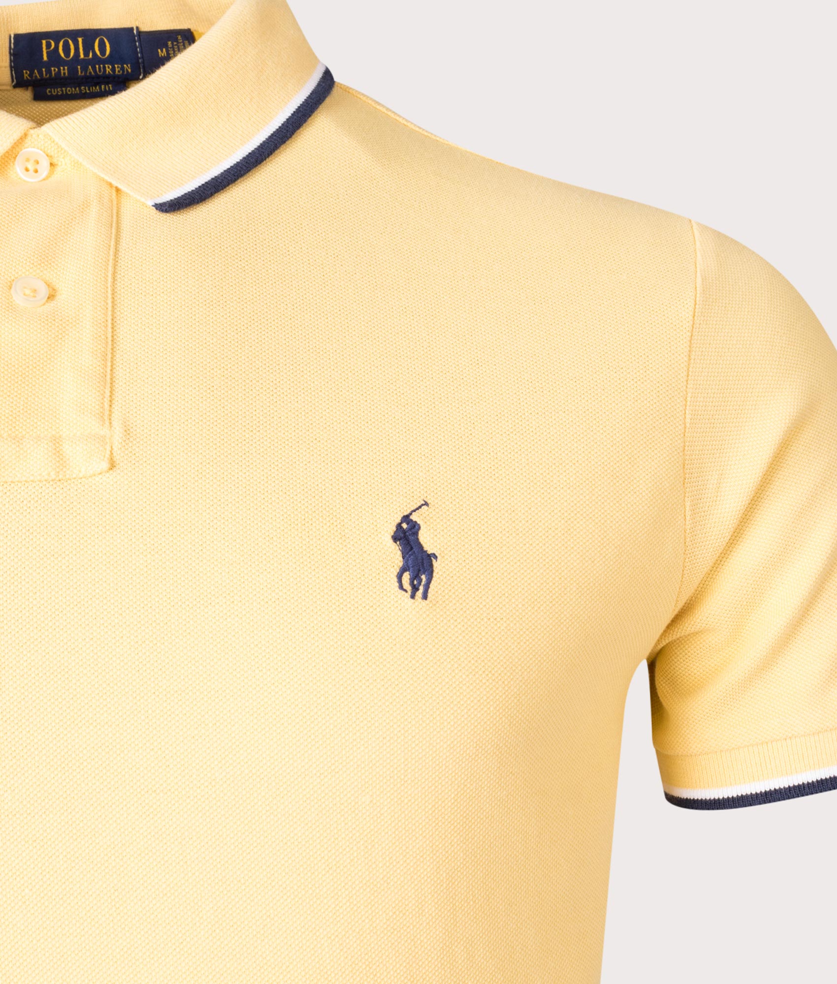 Custom-Slim-Fit-Mesh-Polo-Shirt-Empire-Yellow-Polo-Ralph-Lauren-EQVVS