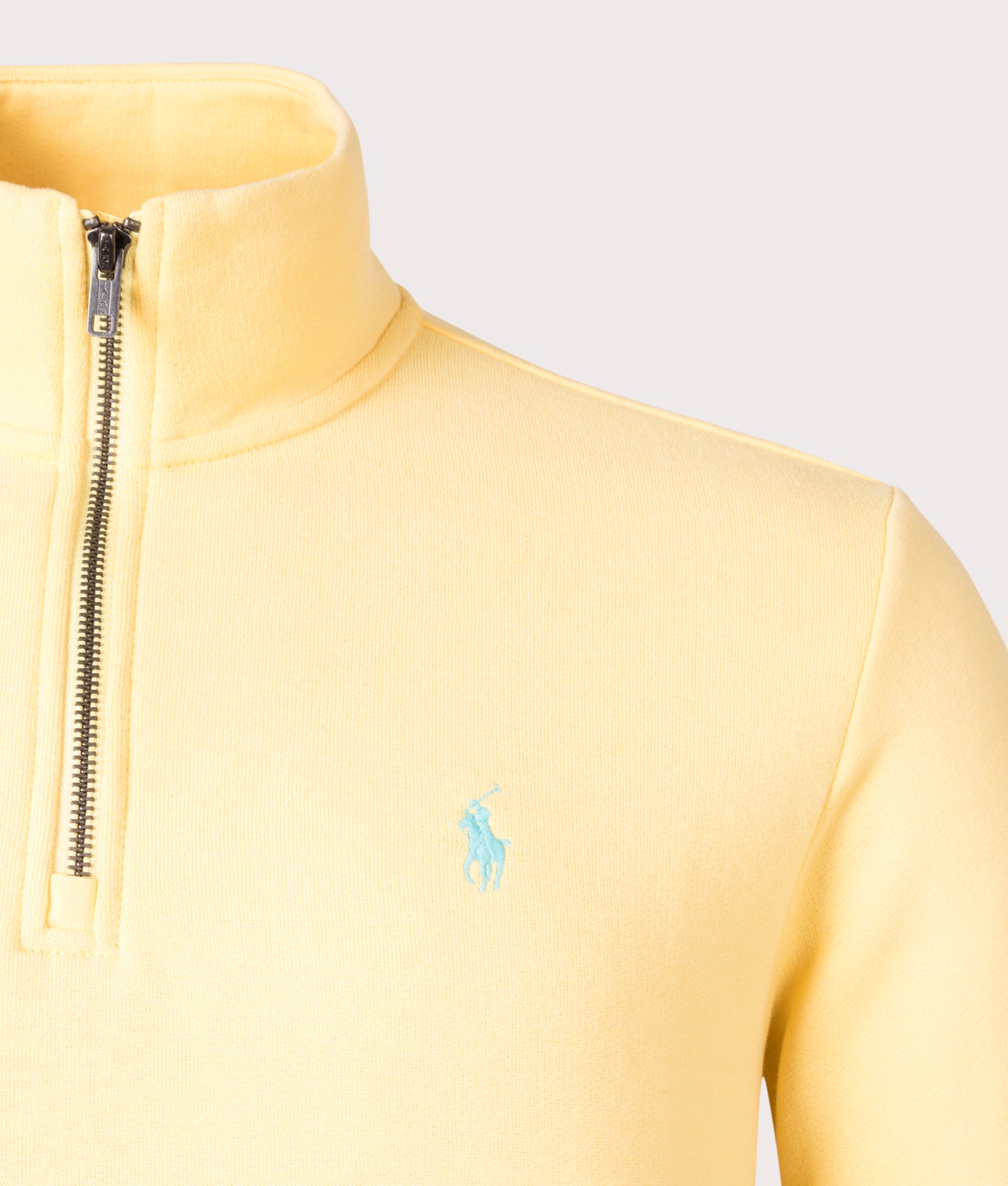 Half Zip Mustard Colour Jumper Yellow Ralph Lauren Half Zip Women