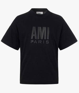 Ami-Paris-T-Shirt-Black-EQVVS