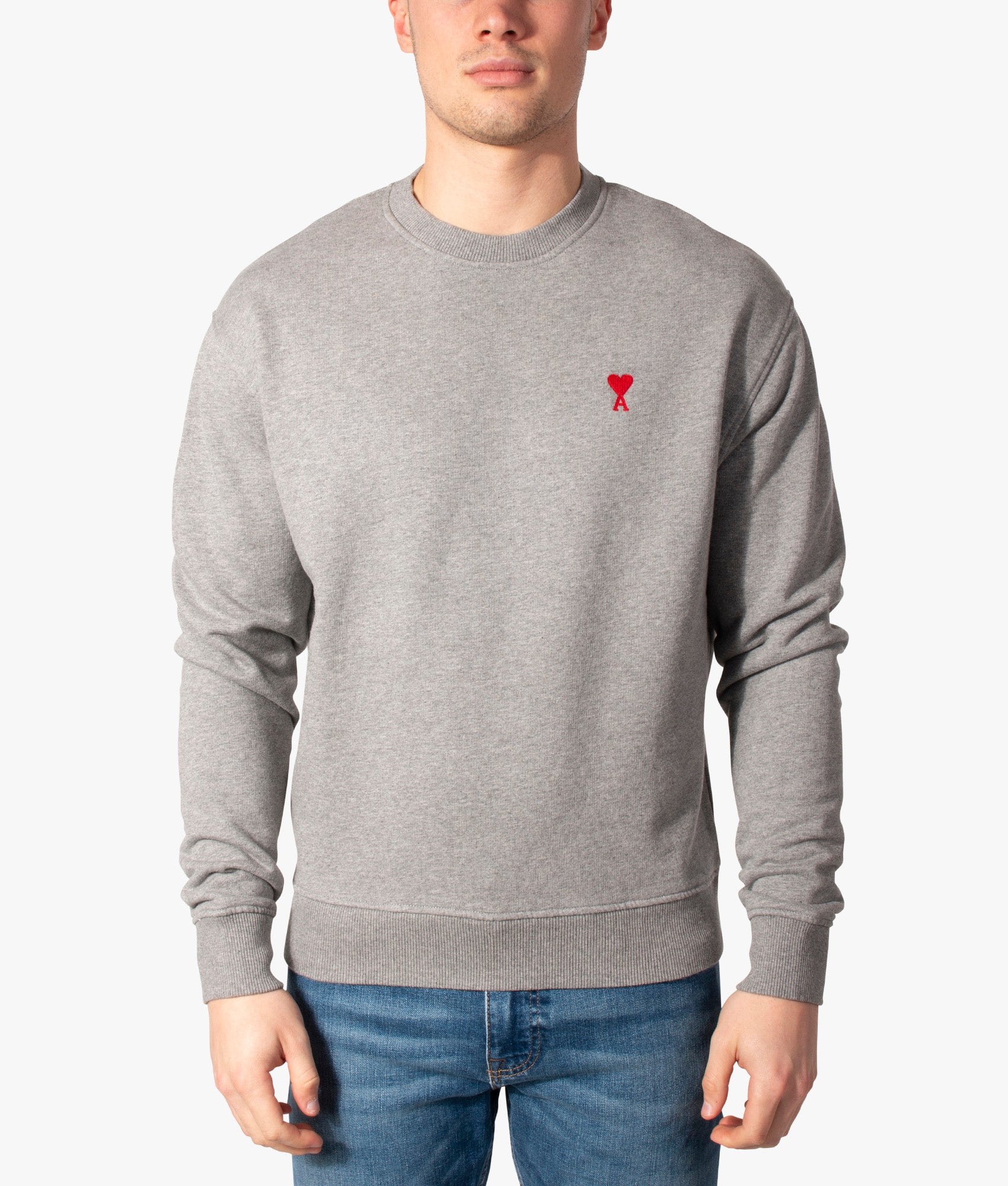 Relaxed-Fit-Small-ADC-Sweatshirt-Heather-Grey-Ami-EQVVS