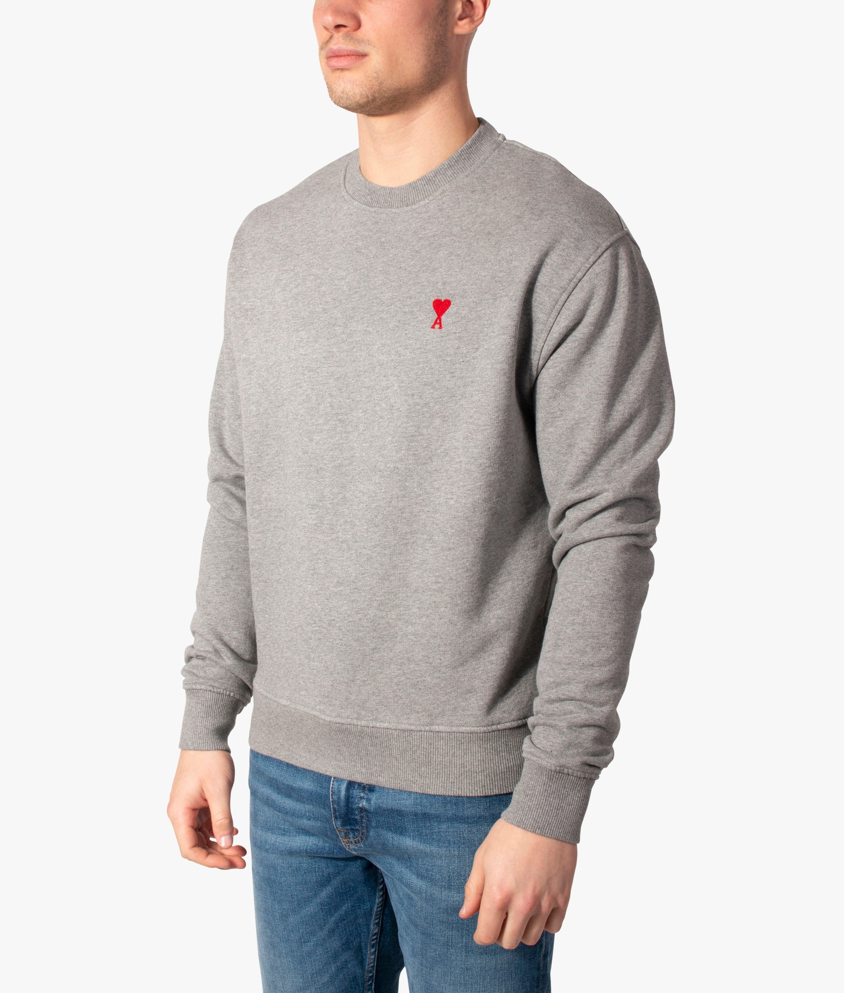 Relaxed-Fit-Small-ADC-Sweatshirt-Heather-Grey-Ami-EQVVS