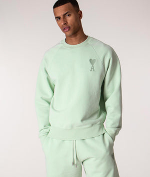 Ami-De-Coeur-Sweatshirt-Aqua-AMI-EQVVS