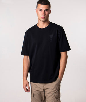 Oversized-Tonal-Big-Ami-De-Coeur-Logo-T-Shirt-Black-AMI-EQVVS