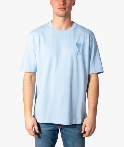 ★AMl PARlS★ (W) COEUR SACRE TSHIRT_NAUTIC BLUE Ami Paris Coeur Sacre T-Shirt Marine Blue Men's - US
