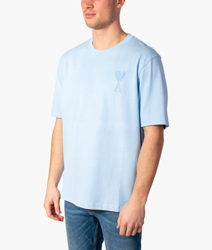 Oversized-Tonal-Big-Ami-De-Coeur-Logo-T-Shirt-Sky-Blue-AMI-EQVVS