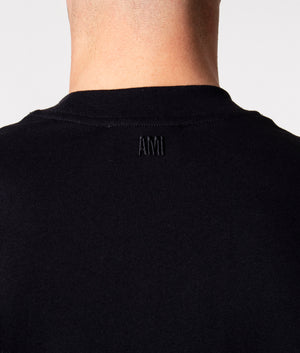 AMI-Paris-Oversized-T-Shirt-Black-AMI-EQVVS