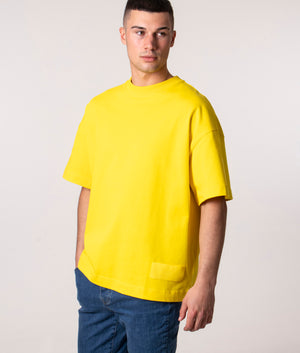 Oversized Satin Label  T-Shirt