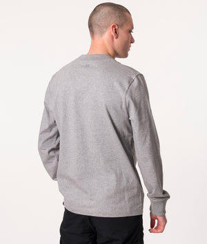 Long-Sleeve-Ami-De-Coeur-T-Shirt-Heather-Grey-AMI-EQVVS
