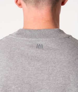 Long-Sleeve-Ami-De-Coeur-T-Shirt-Heather-Grey-AMI-EQVVS