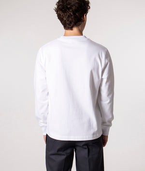 Long-Sleeve-Ami-De-Coeur-T-Shirt-White-AMI-EQVVS