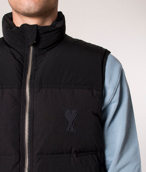 Down-Gilet-Noir-AMI-EQVVS
