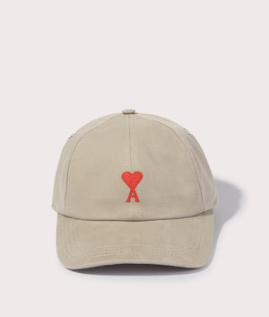 Ami-De-Coeur-Embroidery-Cap-Beige-AMI-EQVVS