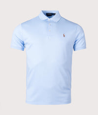 Custom Slim Fit Interlock Polo Shirt: 005 Elite Blue 