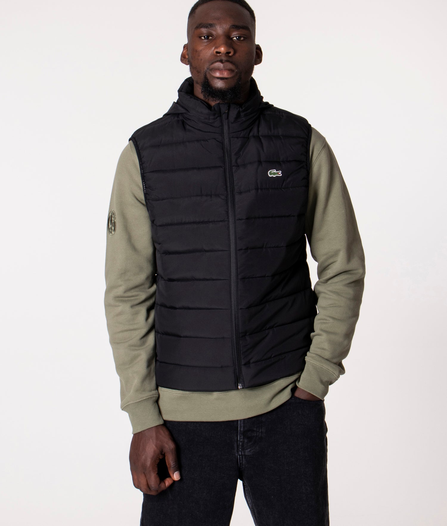 Lacoste black gilet Clearance