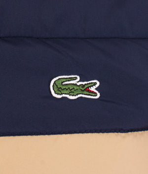 Removable-Hooded-Puffa-Jacket-Navy/Sand-Lacoste-EQVVS