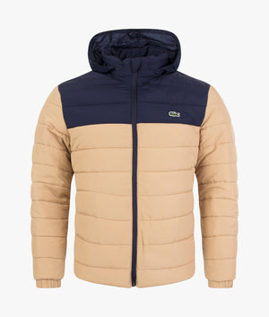 Removable-Hooded-Puffa-Jacket-Navy/Sand-Lacoste-EQVVS